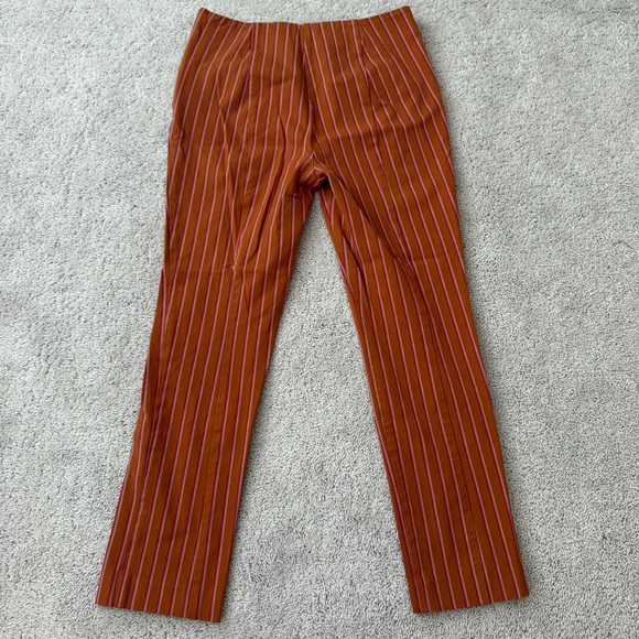 Anthropologie Essential Slim Striped Ankle trousers | Size 4 - Picture 4 of 9